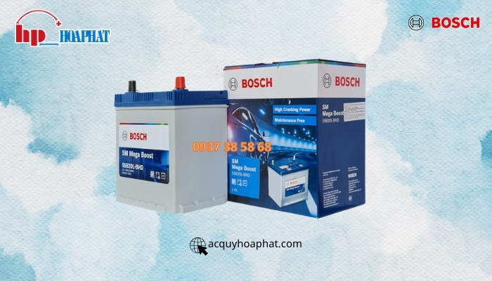 Ắc quy Bosch 55B20L