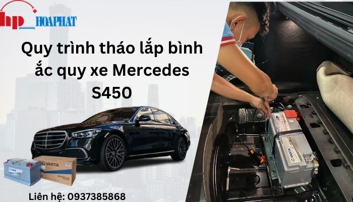 Bình Ắc Quy Chính Hãng Cho Xe Mercedes S450