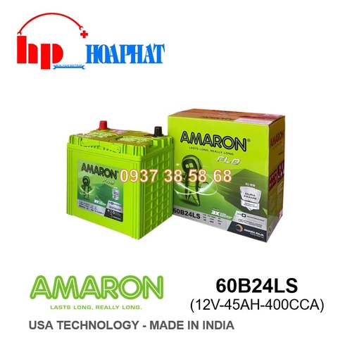 ẮC QUY AMARON 60B24LS (12V - 45AH)