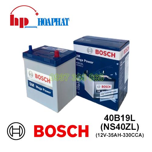 ẮC QUY BOSCH 40B19L (12V-35AH)