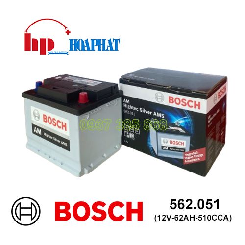 ẮC QUY BOSCH HIGHTEC AMS 562.051 (12V-62AH)