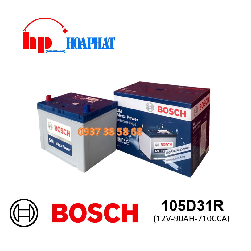 ẮC QUY BOSCH 105D31R (12V-90AH)