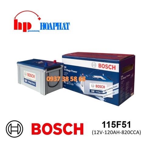 ẮC QUY BOSCH 115F51L (12V-120AH)