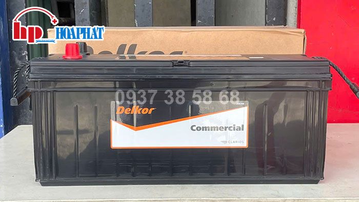 Dòng bình ắc quy Delkor dành cho xe tải, xe khách, tàu thuyền
