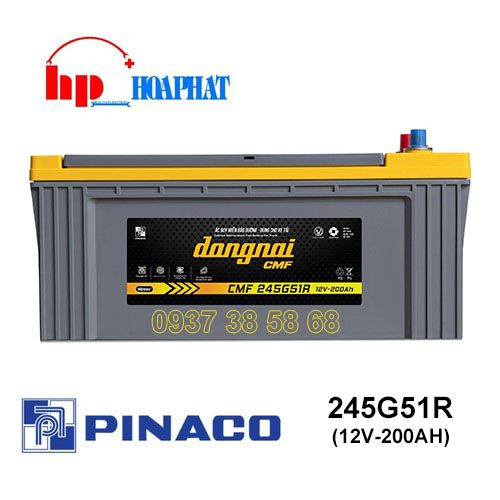 Bình Ắc Quy Đồng Nai CMF 245G51R (12V-200Ah) Chính Hãng
