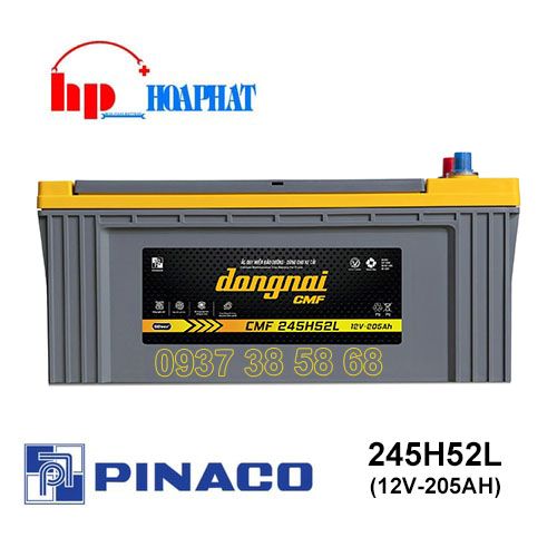 Bình Ắc Quy Đồng Nai CMF 245H52L (12V-205Ah) Chính Hãng