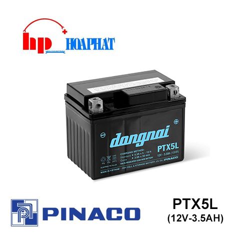 Bình Ắc Quy Đồng Nai PTX5L (12V-3.5Ah) Chính Hãng