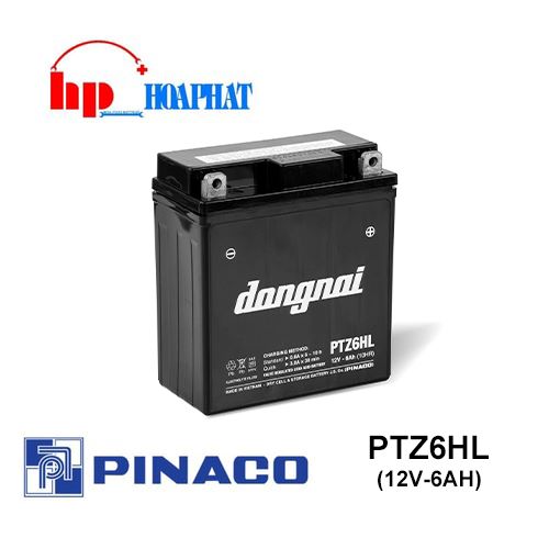 Bình Ắc Quy Đồng Nai PTZ6HL (12V-6Ah) Chính Hãng