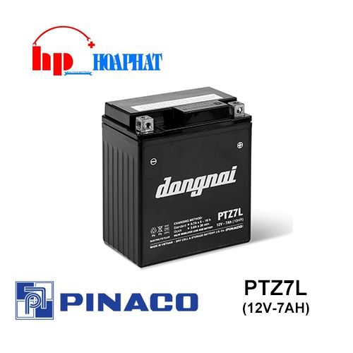 Bình Ắc Quy Đồng Nai PTZ7L (12V-7Ah) Chính Hãng