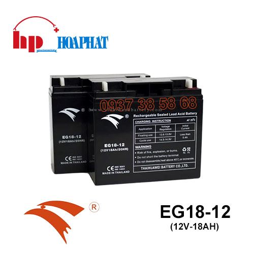 Bình Ắc Quy Eagle EG18-12 (12V-18Ah) Chính Hãng