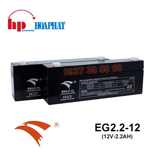 Bình Ắc Quy Eagle EG2.2-12 (12V-2.2Ah) Chính Hãng