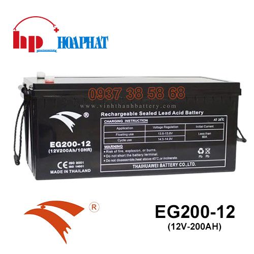 Bình Ắc Quy Eagle EG200-12 (12V-200Ah) Chính Hãng