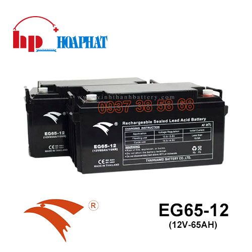 Bình Ắc Quy Eagle EG65-12 (12V-65Ah) Chính Hãng