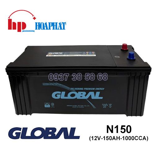 Bình Ắc Quy Global N150 (12V-150Ah) Chính Hãng