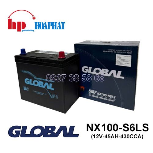 Bình Ắc Quy Global NX100-S6LS (12V-45Ah) Chính Hãng