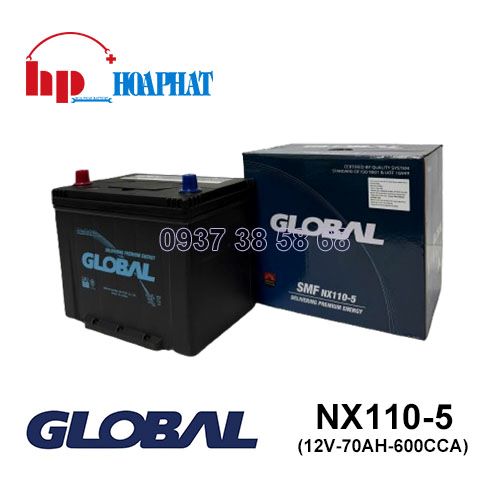 Bình Ắc Quy Global NX110-5 (12V-70Ah) Chính Hãng