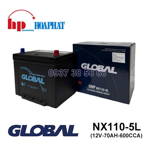 Bình Ắc Quy Global NX110-5L (12V-70Ah) Chính Hãng