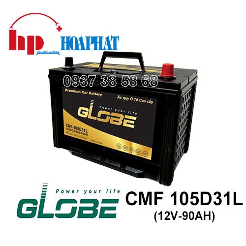 Ắc Quy Globe CMF 105D31L (12V-90Ah)