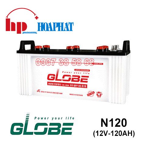 Ắc Quy Globe N120 (12V-120Ah)