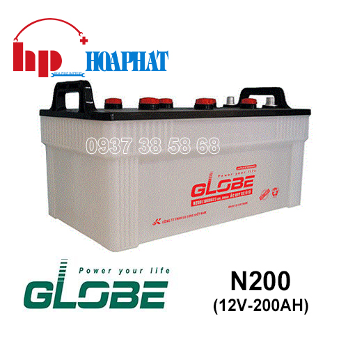 Ắc Quy Globe N200 (12V-200Ah)