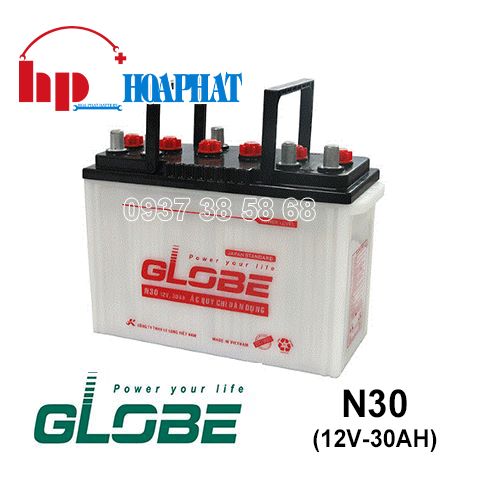 Ắc Quy Globe N30 (12V-30Ah)