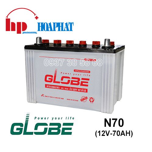 Ắc Quy Globe N70 (12V-70Ah)