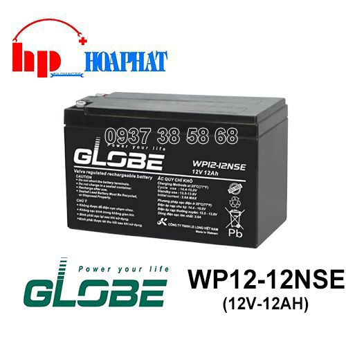 Ắc Quy Globe WP12-12NSE (12V-12Ah)