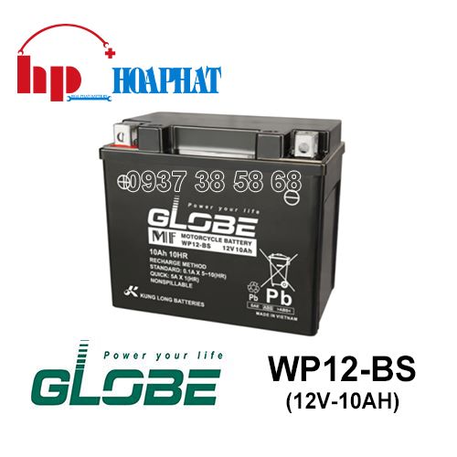Ắc Quy Globe WP12-BS (12V-10Ah)