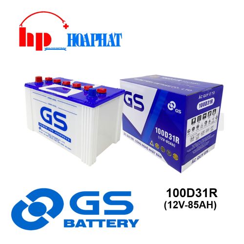 BÌNH ẮC QUY GS 100D31R (12V-85AH)