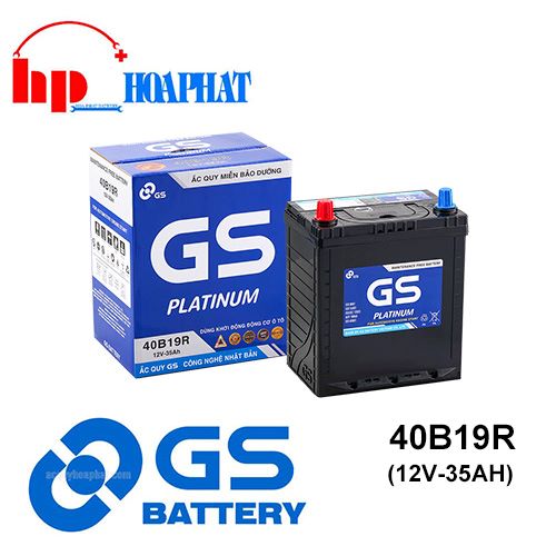 Bình Ắc Quy GS MF 40B19R (12V-35Ah) Chính Hãng