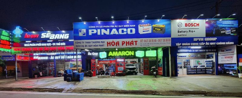 Đại lý ắc quy Hòa Phát