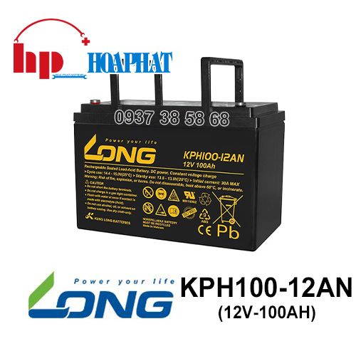 Ắc Quy Long KPH100-12AN (12V-100Ah)