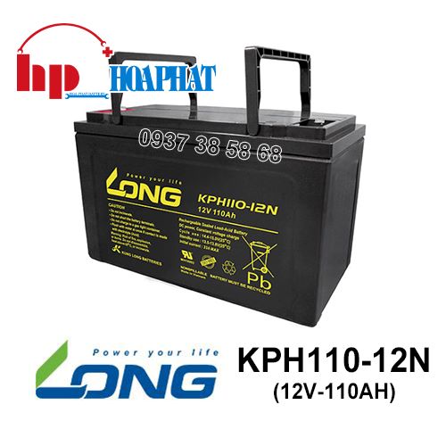 Ắc Quy Long KPH110-12N (12V-110Ah) Chính Hãng