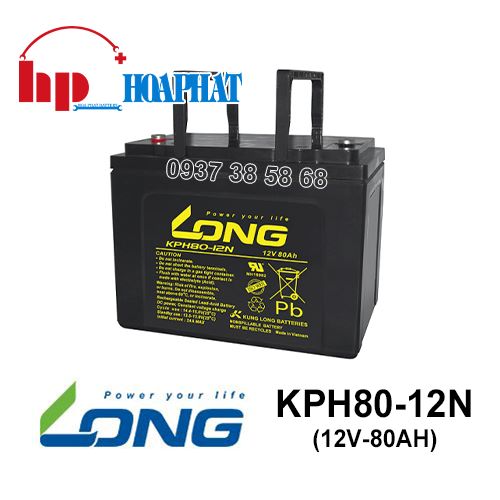 Ắc Quy Long KPH80-12N (12V-80Ah)