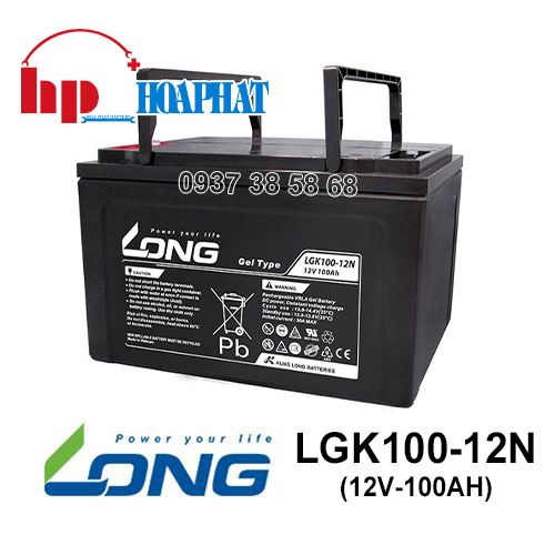 Ắc Quy Long LGK100-12N (12V-100Ah)