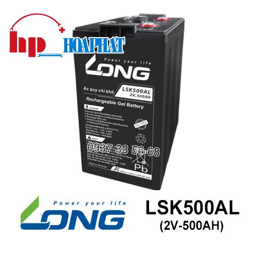 Ắc Quy Long LSK500AL (2V-500Ah) Chính Hãng