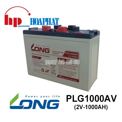 Ắc Quy Long PLG1000AV (2V-1000Ah) Chính Hãng