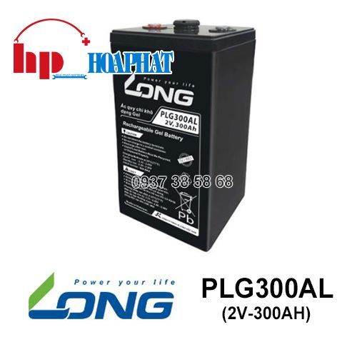 Ắc Quy Long PLG300AL (2V-300Ah) Chính Hãng