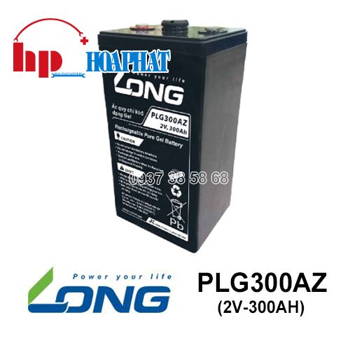 Ắc Quy Long PLG300AZ (2V-300Ah) Chính Hãng