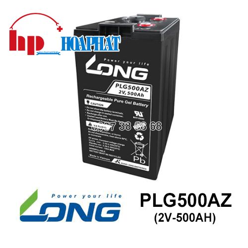 Ắc Quy Long PLG500AZ (2V-500Ah) Chính Hãng