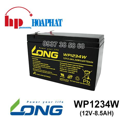 Ắc Quy Long WP1234W (12V-8.5Ah)
