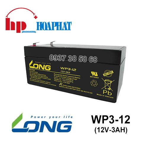 Ắc Quy Long WP3-12 (12V-3Ah)