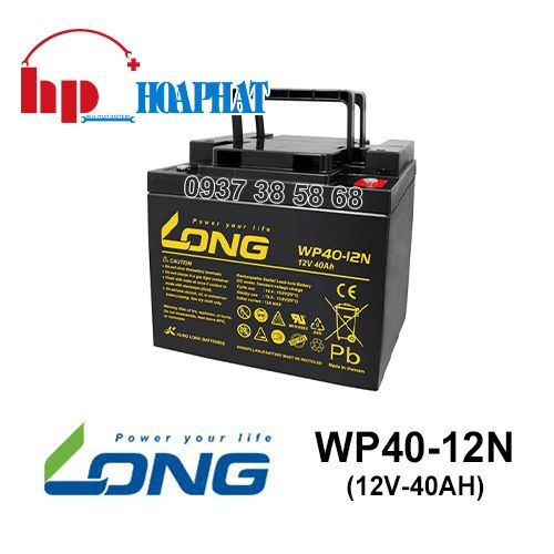 Ắc Quy Long WP40-12N (12V-40Ah)