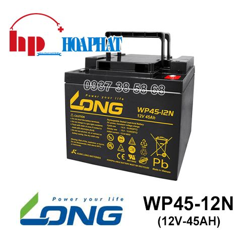 Ắc Quy Long WP45-12N (12V-45Ah)