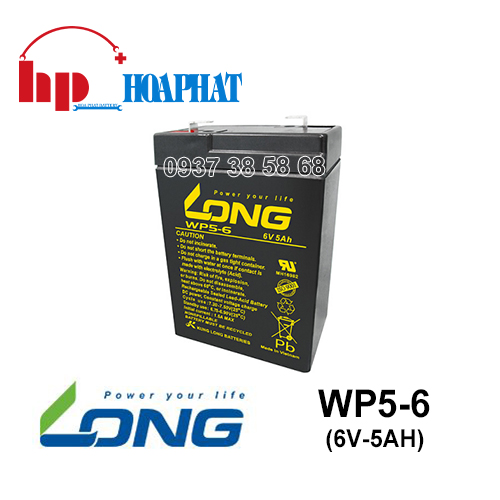 Ắc Quy Long WP5-6 (6V-5Ah)