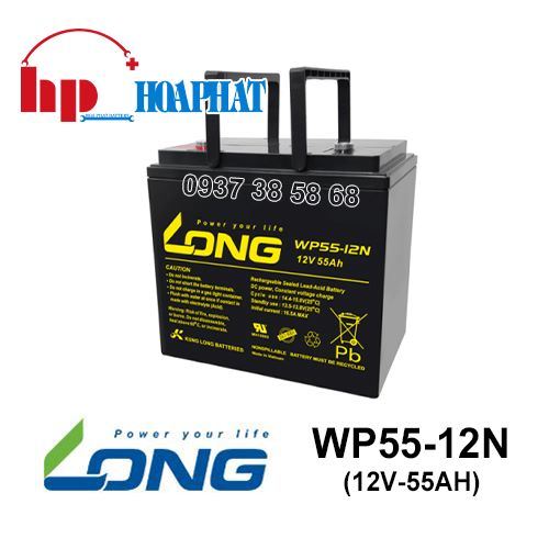 Ắc Quy Long WP55-12N (12V-55Ah)