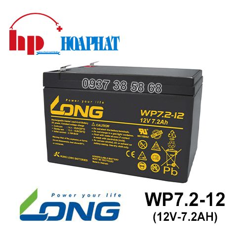 Ắc Quy Long WP7.2-12 (12V-7.2Ah)
