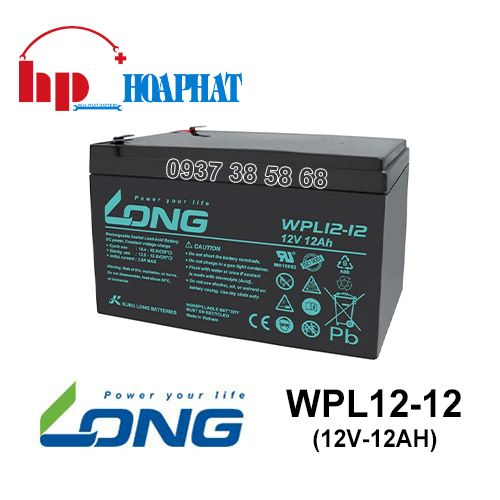 Ắc Quy Long WPL12-12 (12V-12Ah)
