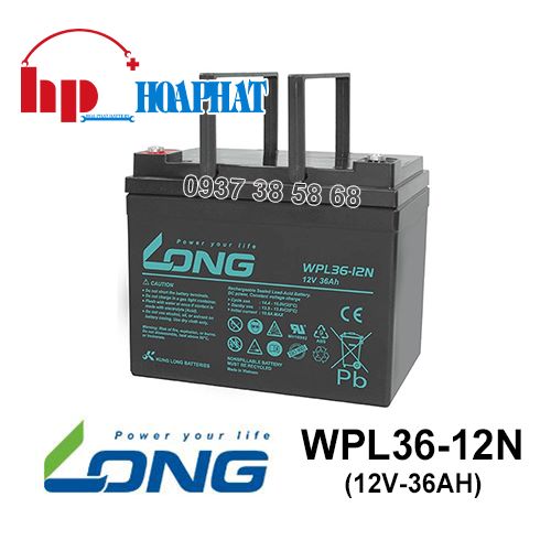 Ắc Quy Long WPL36-12N (12V-36Ah)
