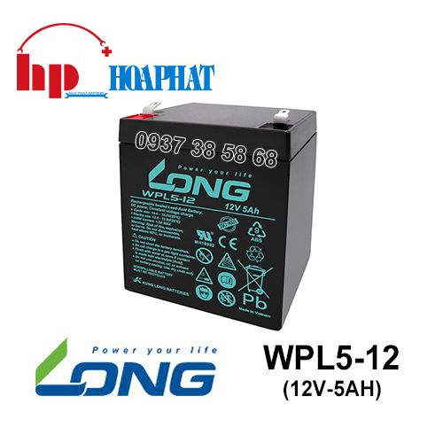 Ắc Quy Long WPL5-12 (12V-5Ah)